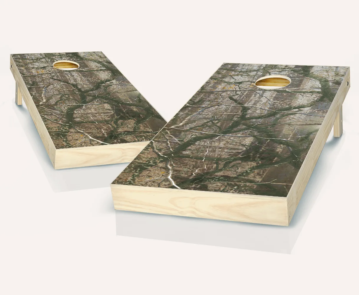 Wooded Camo Cornhole Set