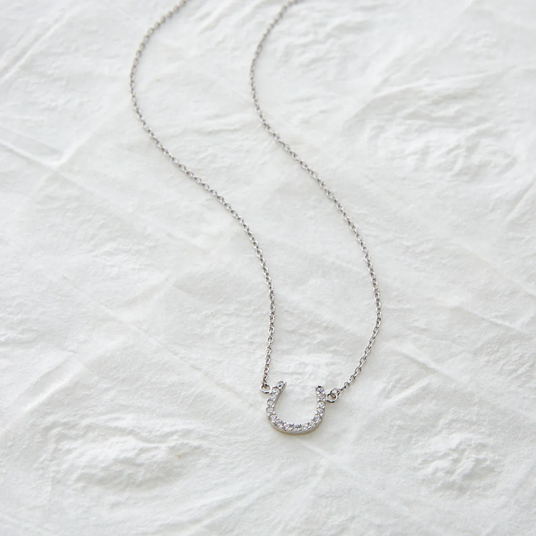 SPARKLING LUCK NECKLACE - SILVER