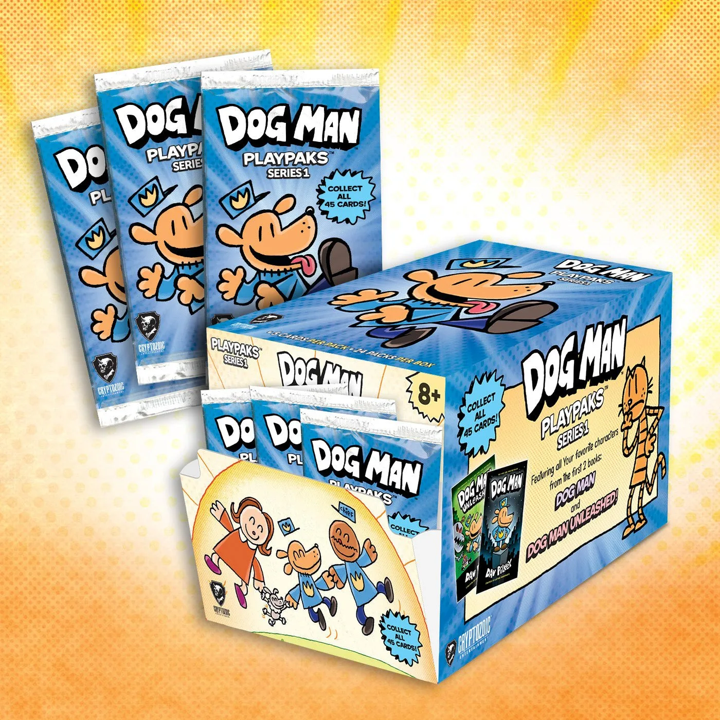 فتح صندوق Dog Man Playpaks السلسلة 1 - 24 عبوة