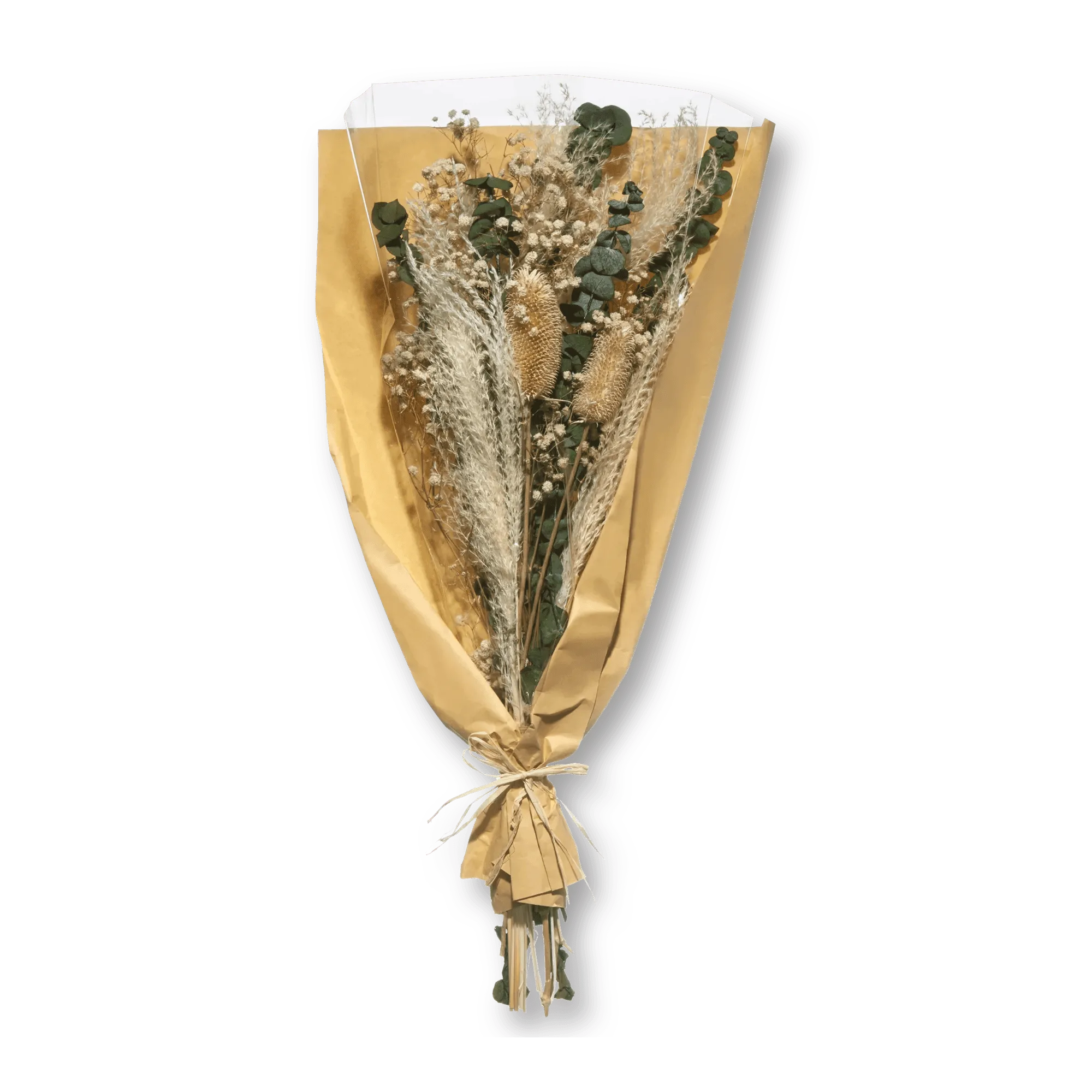 Dried Pampas and Eucalyptus Bouquet