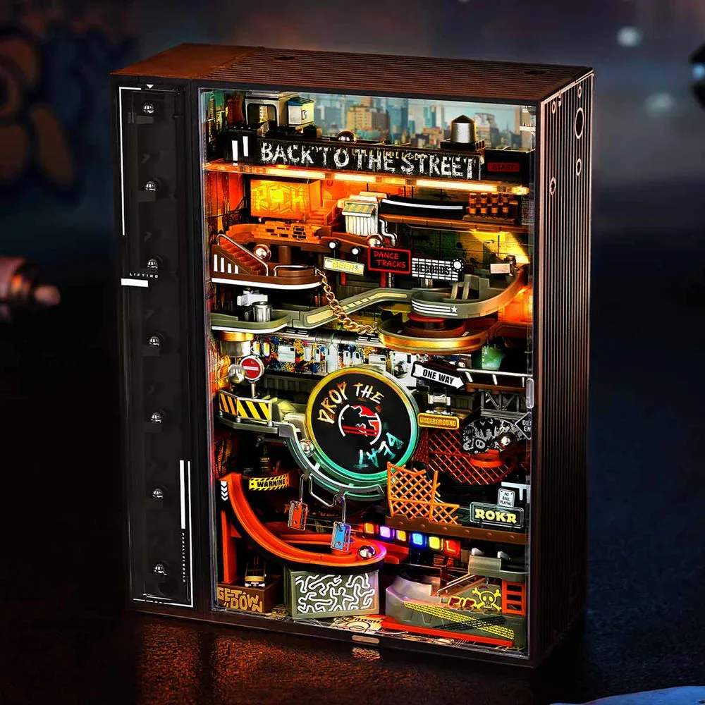 ROKR Puzzle 3D mécanique Marble Run Street Hip-Hop