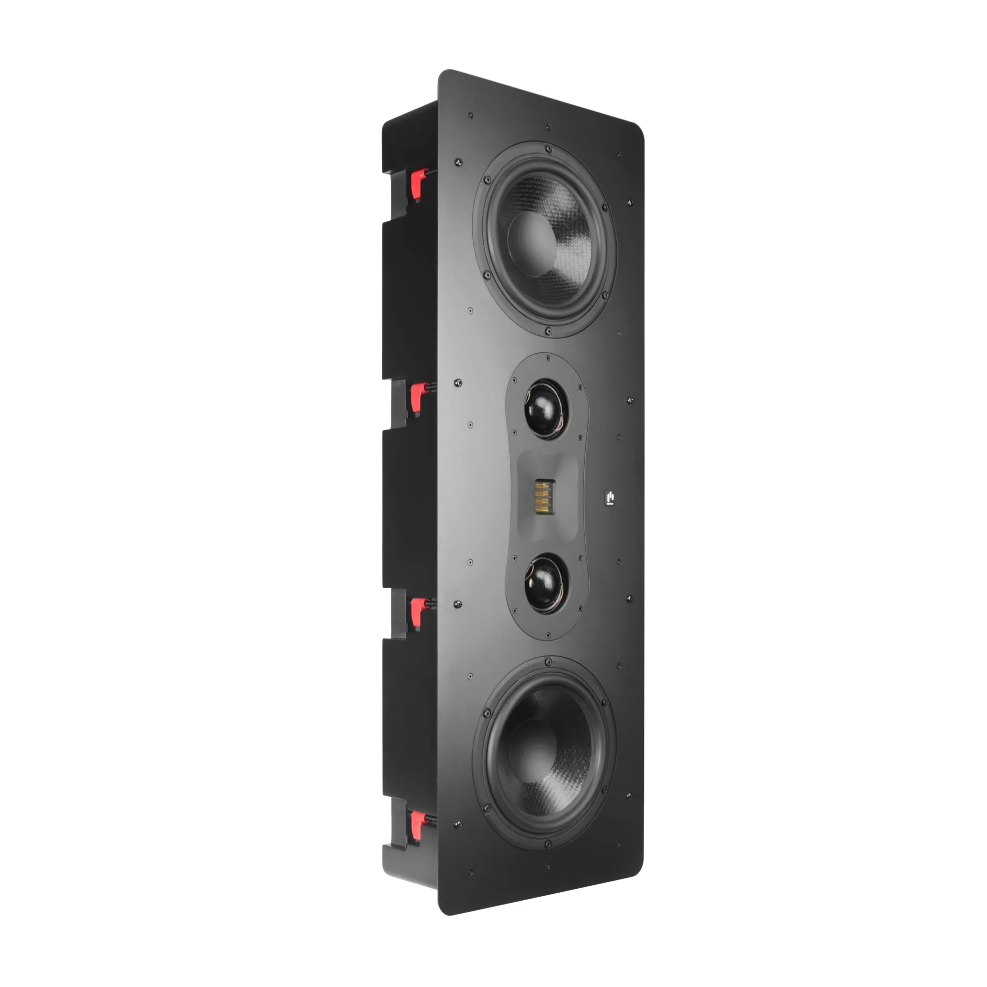 Altavoz LCR de pared Theatrus T80WL de doble 8 pulgadas apilable delgado
