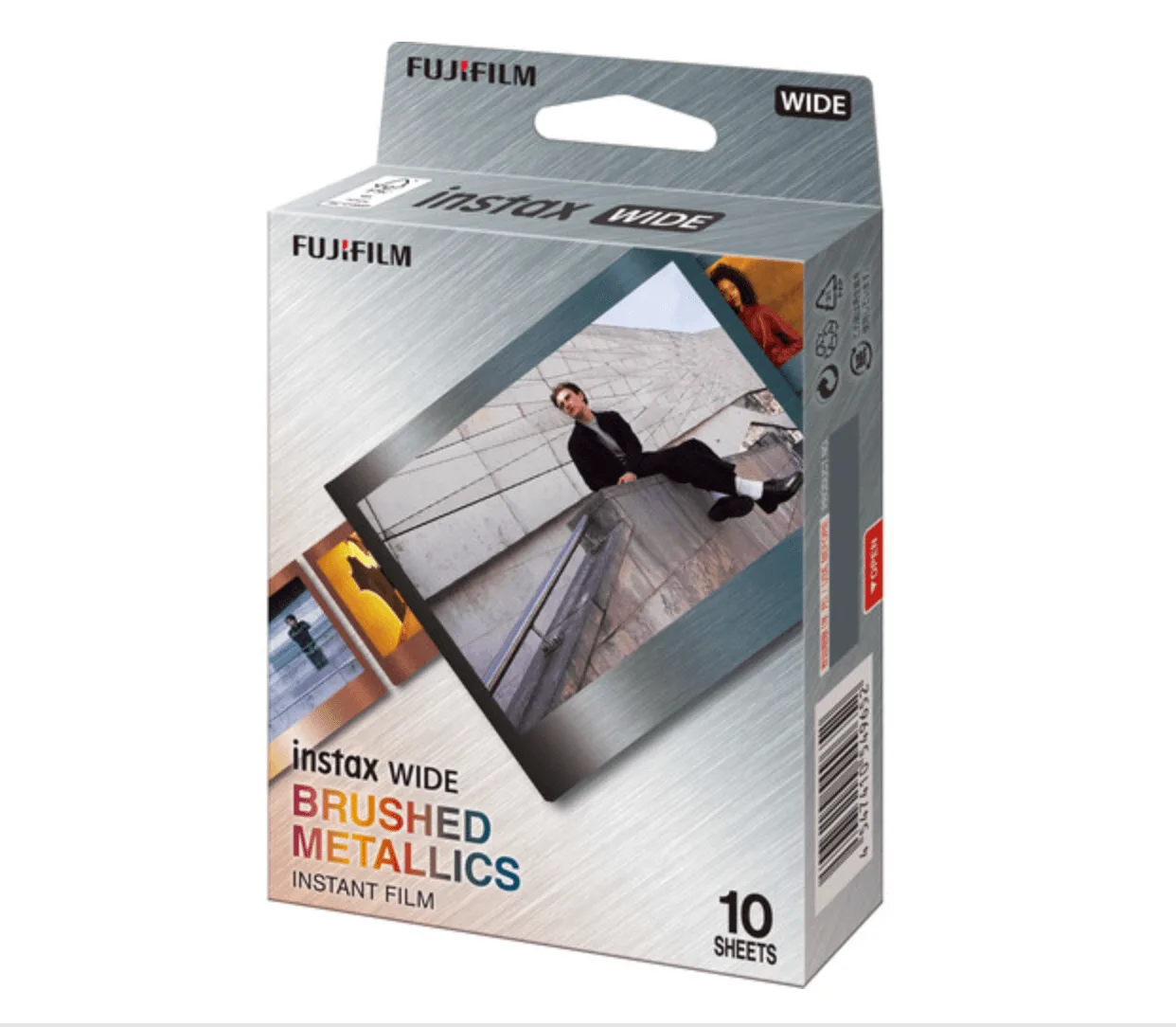 FUJIFILM INSTAX WIDE Brushed Metallics Instant Film (10 Exposures)