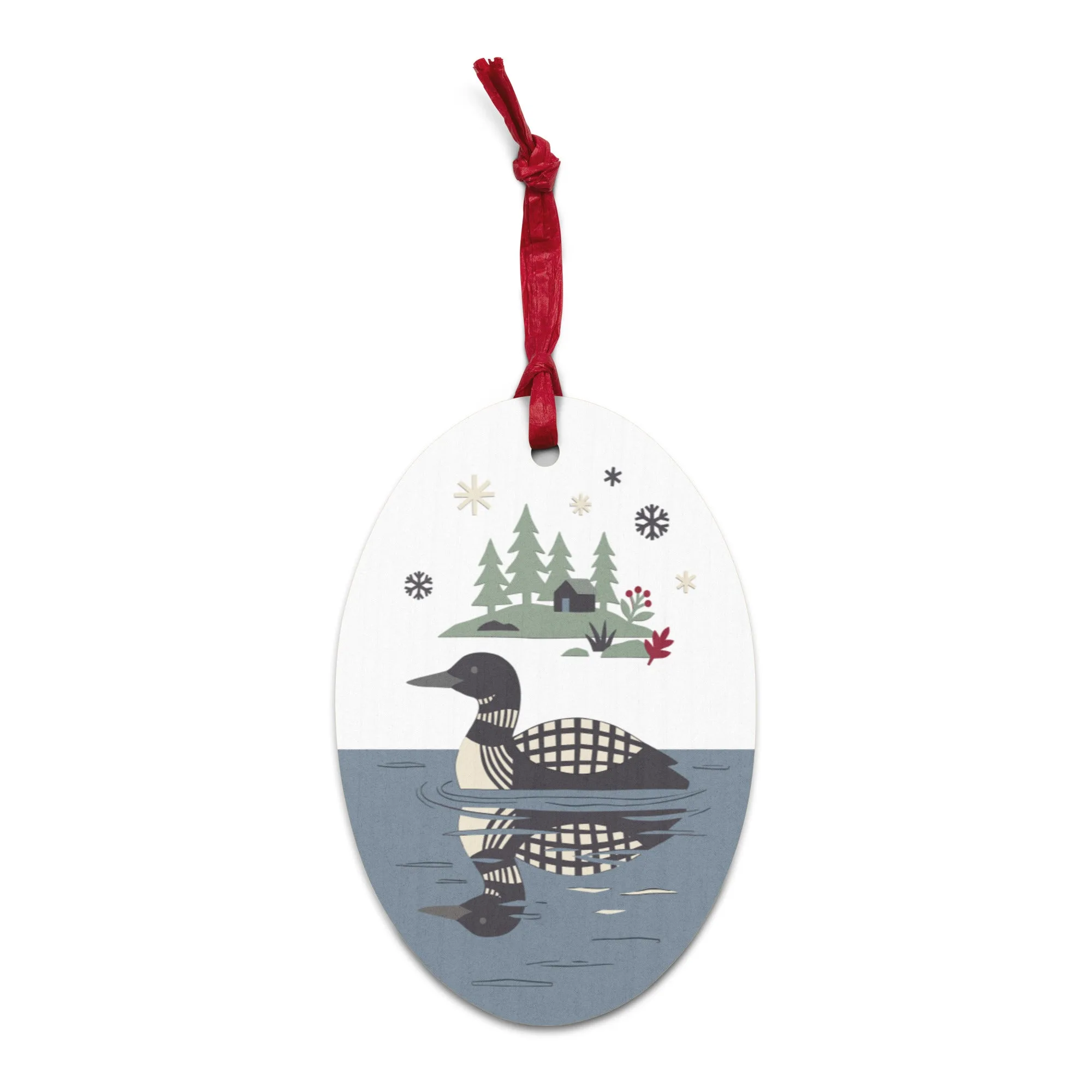 Loon Wooden Ornament