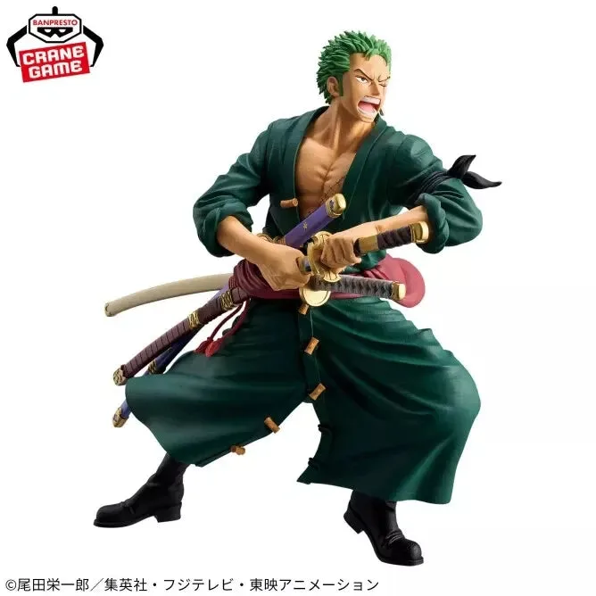 Banpresto One Piece Grandista Roronoa Zoro Figure 8.7" Authentic Japan Import