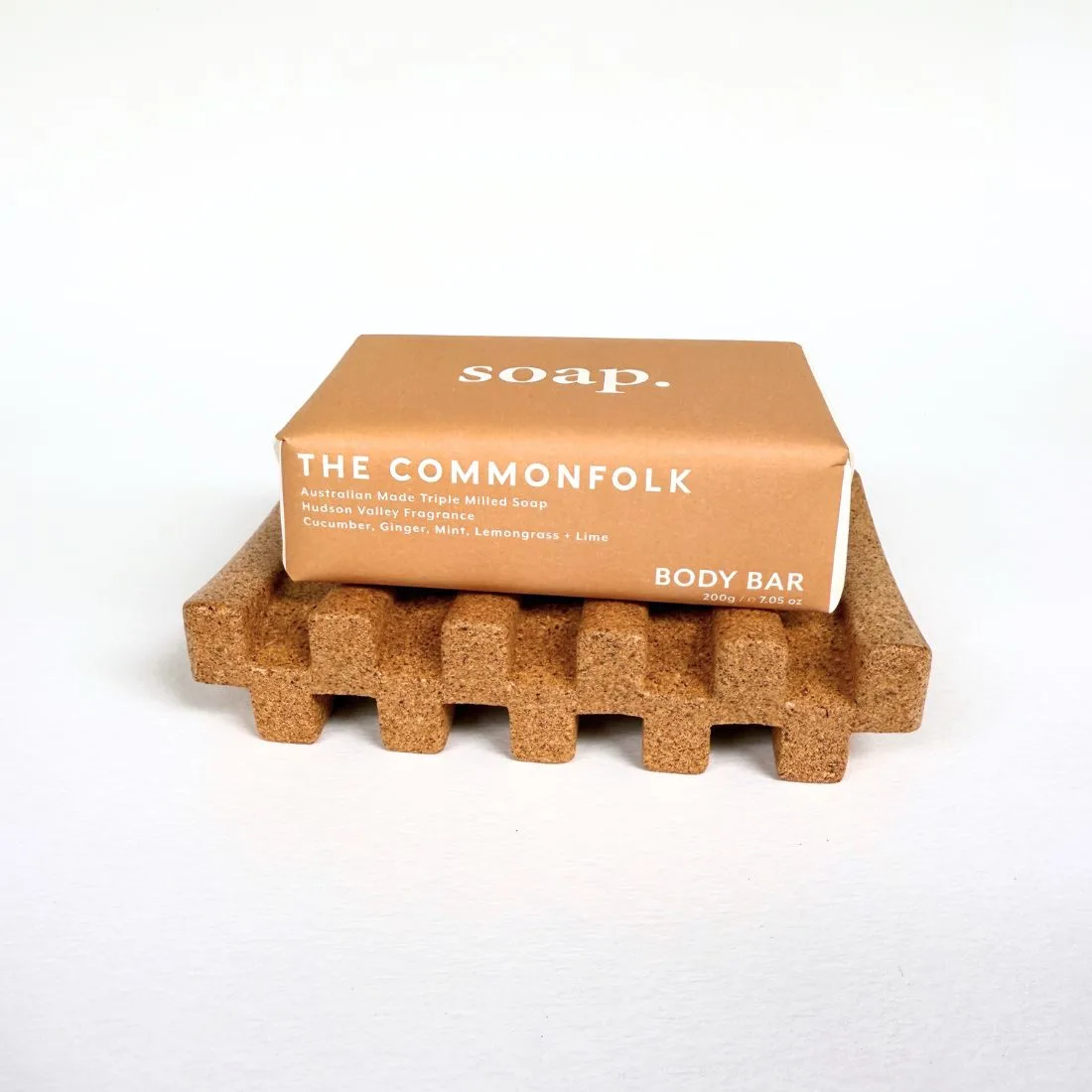 Cork Soap Tray Set