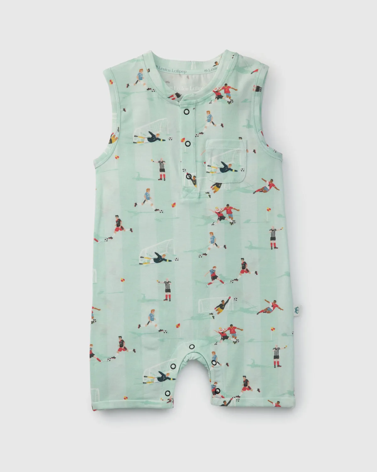 Short Romper in TENCEL™ Lyocell - The Beautiful Game