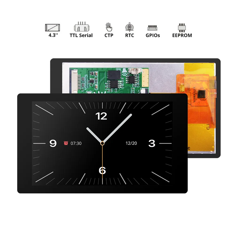 NX4880E043-011C – Nextion 4.3" Edge Series HMI Touch Display