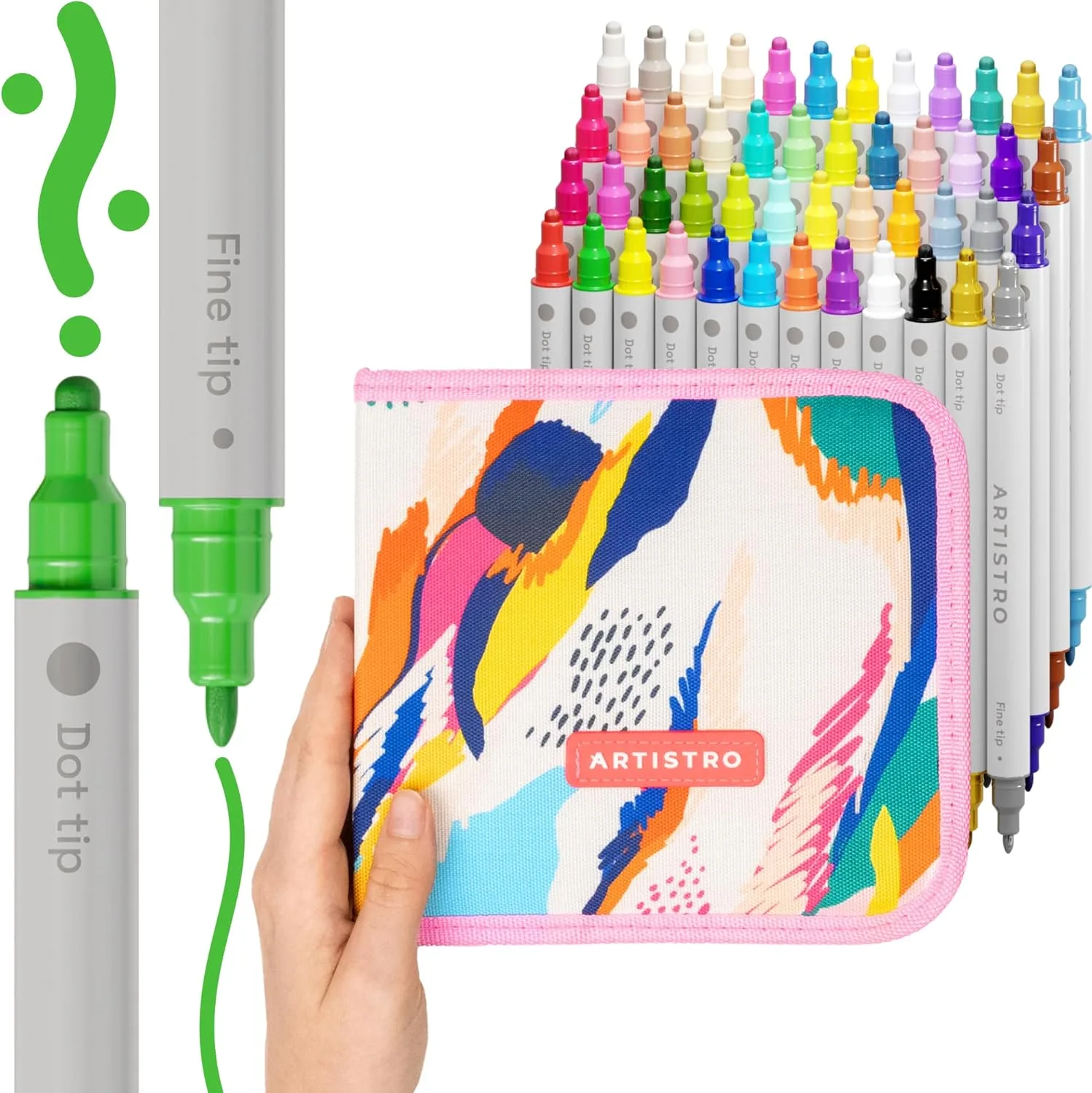 ARTISTRO 48 Dual-Tip Acrylic Paint Markers Review: Are They Worth the Hype for Calligraphy?