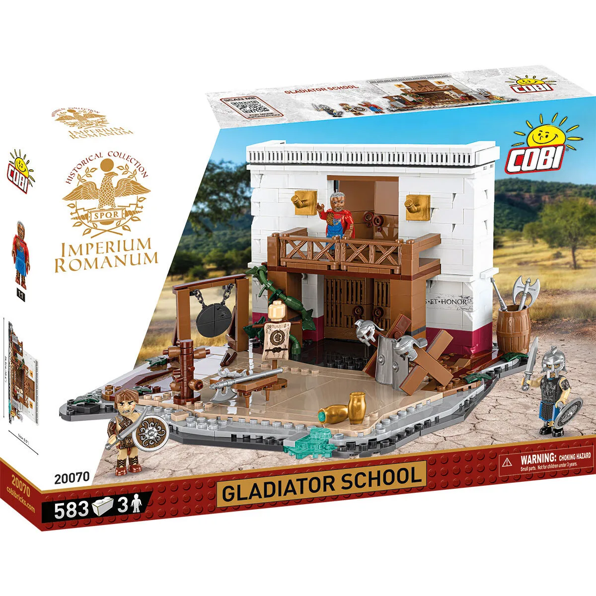 École de gladiateurs vs camp romain : constructions de la Rome antique