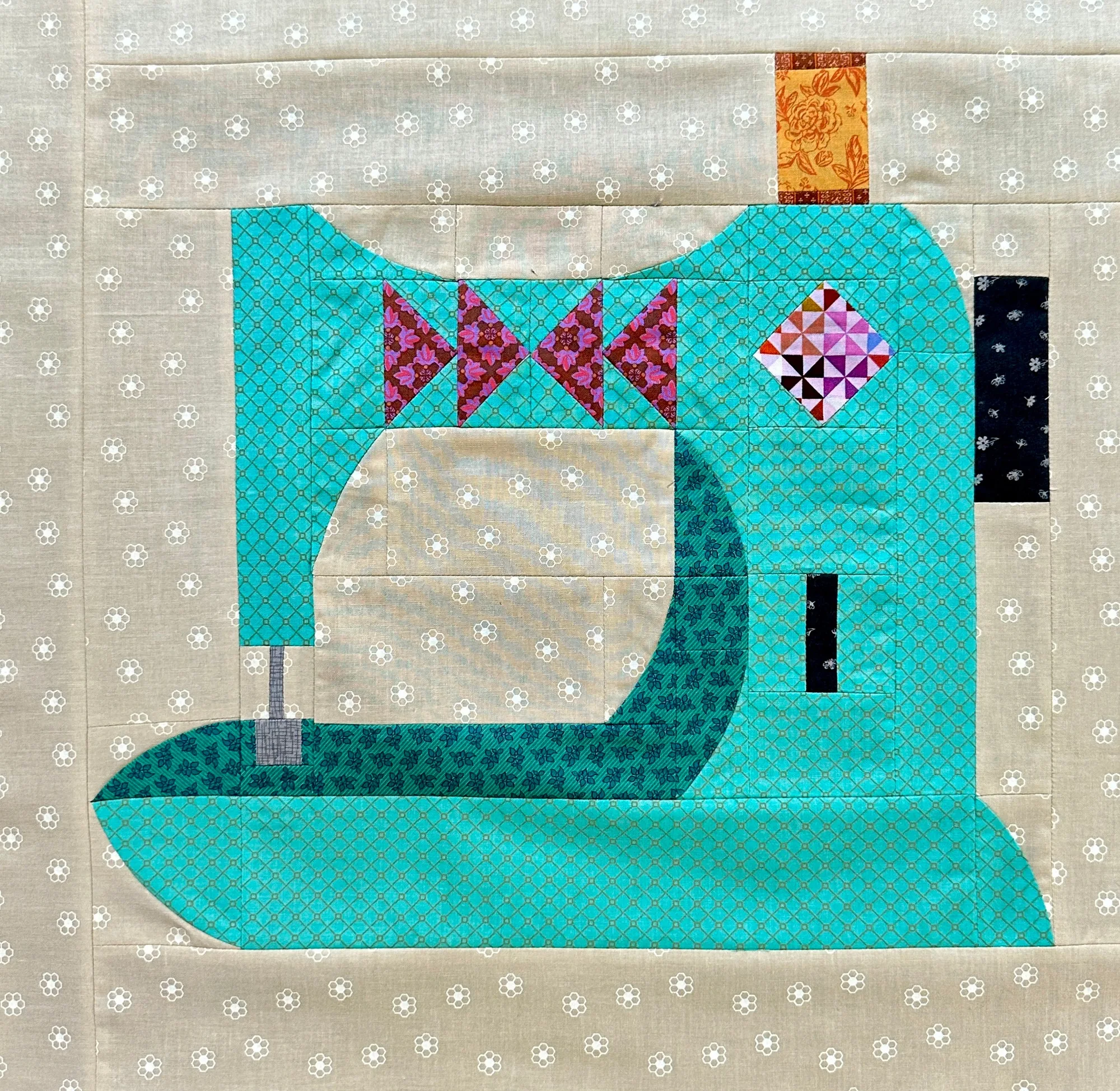 Machine Dreams Quilt Circle BOM: What's Inside