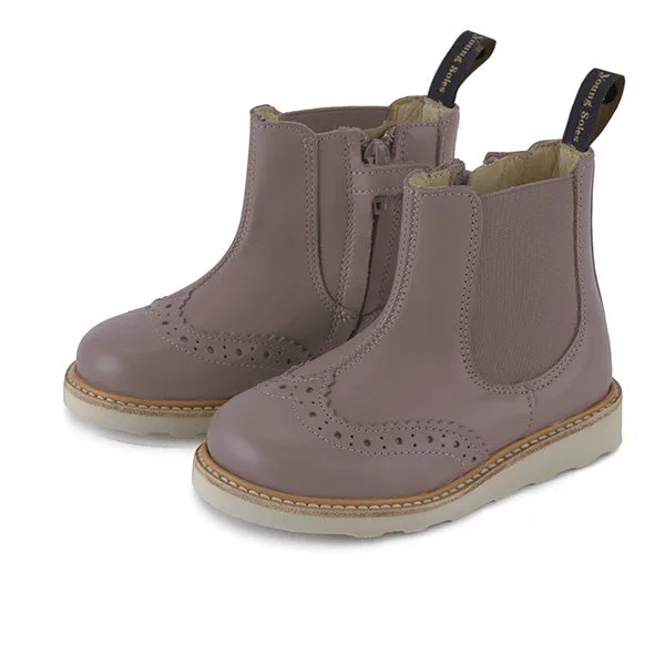 Francis Kids Chelsea Boot - Rose Leather