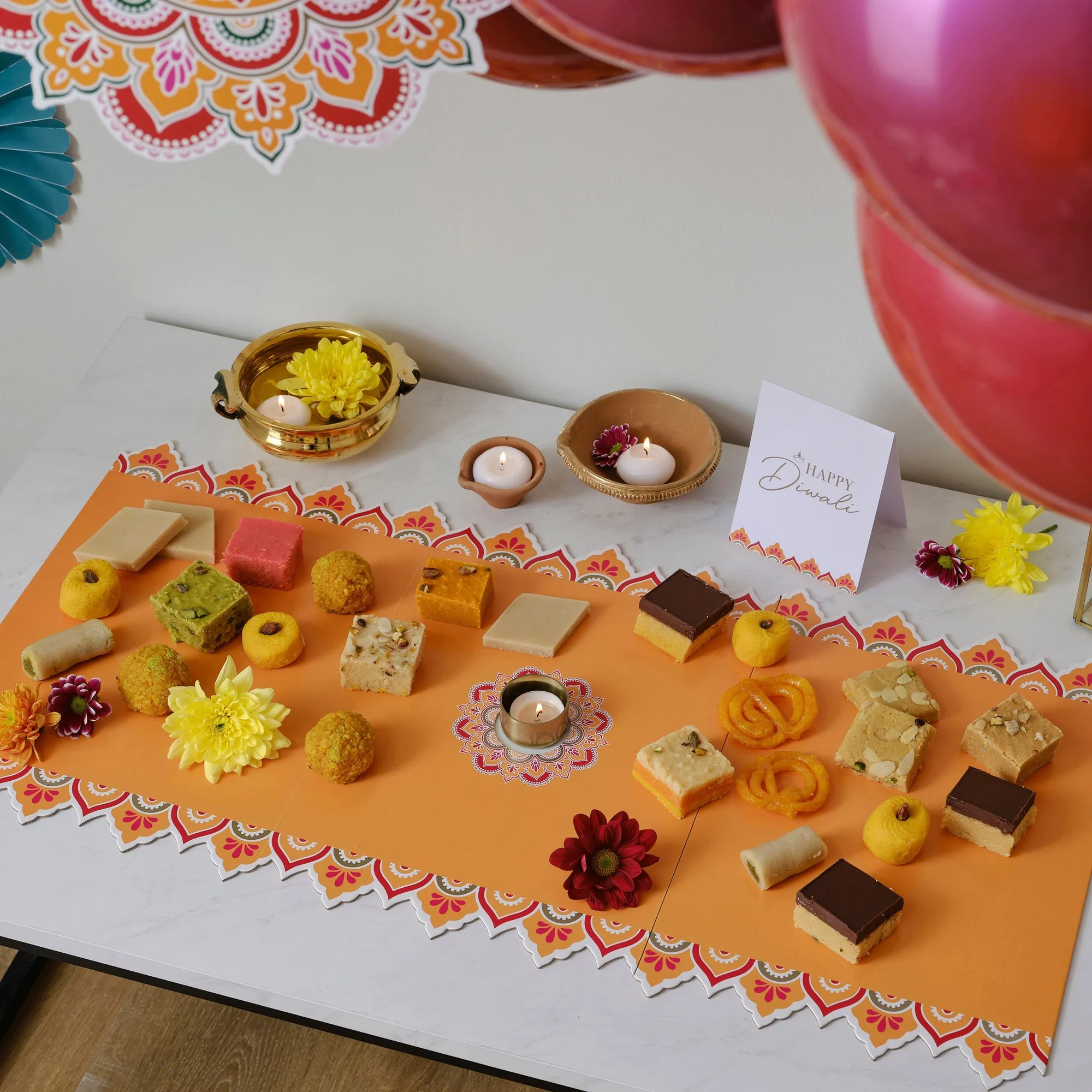 Come allestire un vassoio Diwali per feste