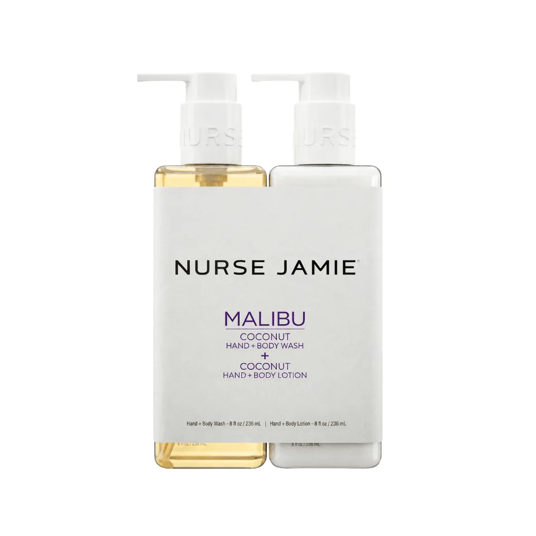 ดูโอ้มะพร้าว Malibu สำหรับมือและผิวกาย: วิธีใช้