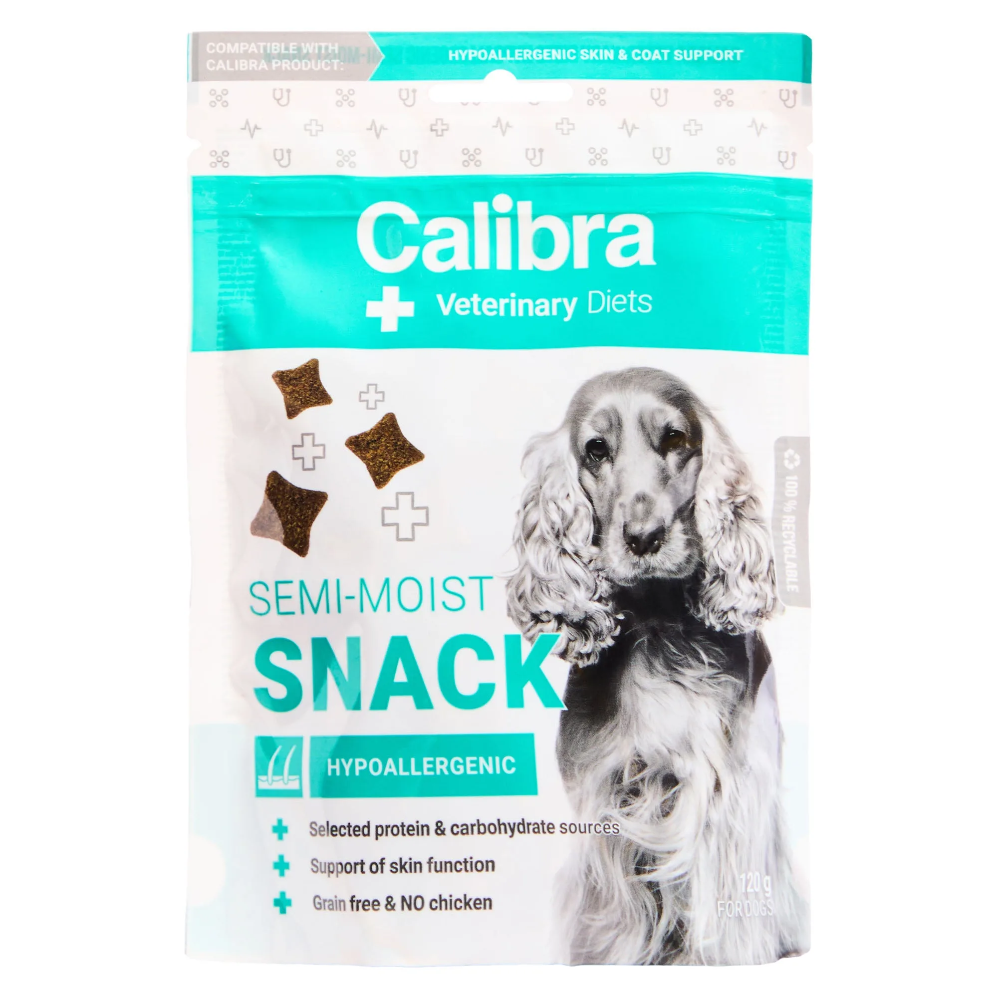 Calibra VD Dog Semi-Moist Snack Hypoallergenic 120g