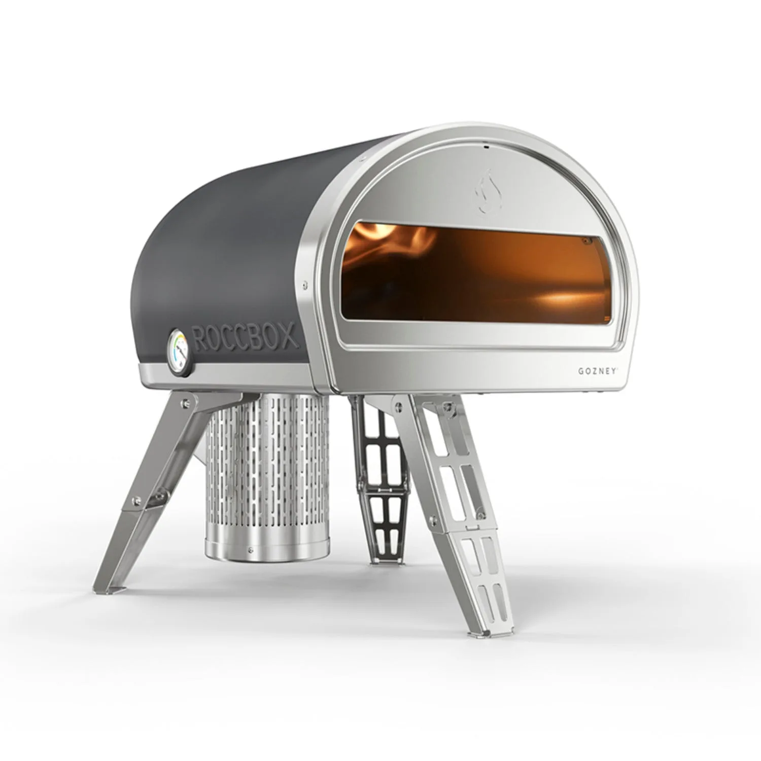 Gozney RoccBox Outdoor Gas Pizza Oven – Slate Grey RBX1GREY-BURNER37