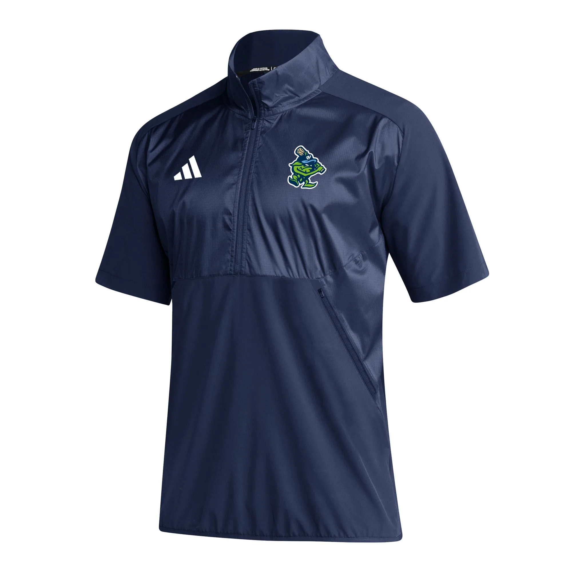 adidas Short Sleeve 1/4 Zip, Hillsboro Hops
