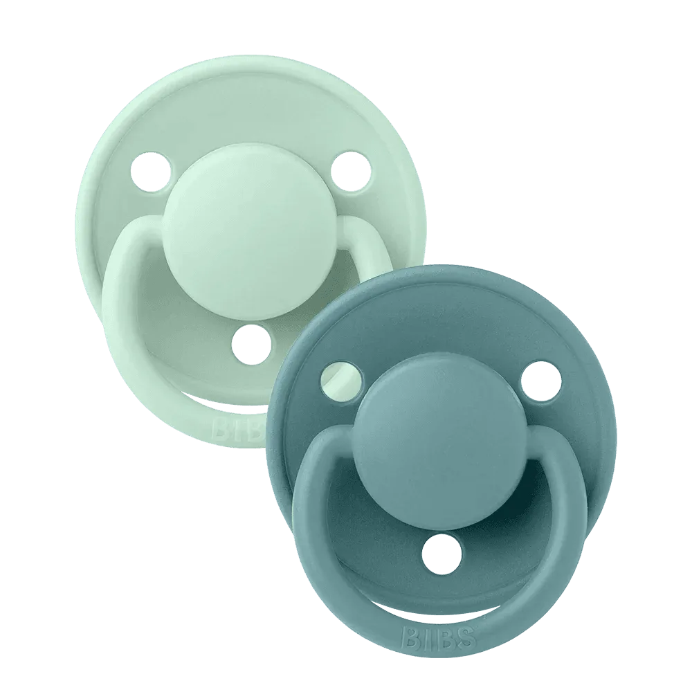 De Lux Pacifiers 2 Pack - Nordic Mint/Island Sea