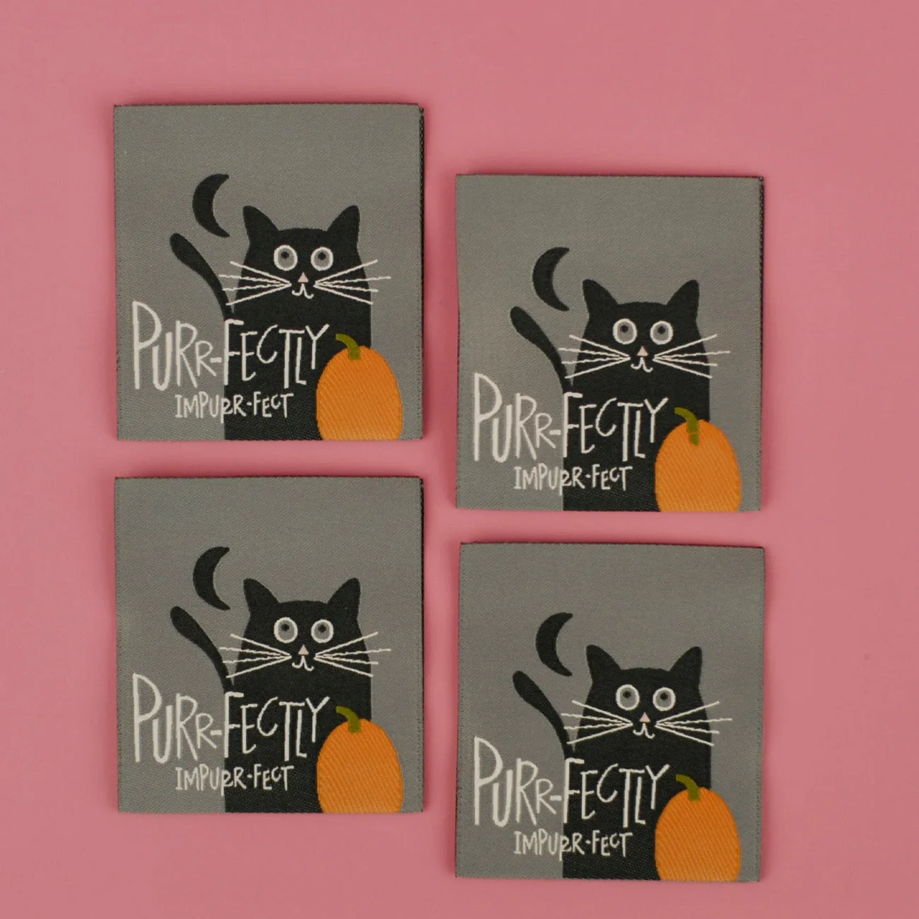 Purr-fectly Impurr-fect - ملصقات للخياطة