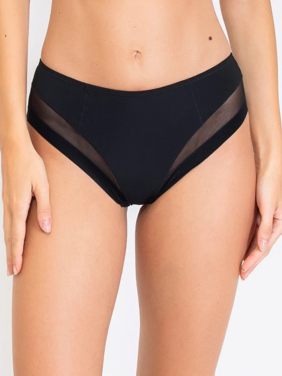Slip alto doppiato - NERO - 1865