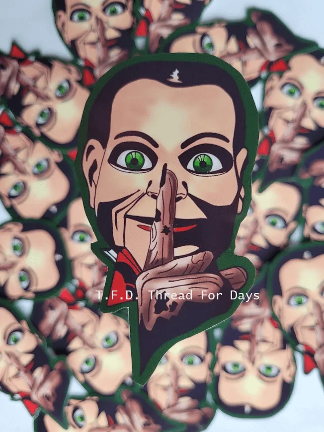 Dead Silence Vinyl Sticker