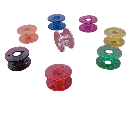 Plastic Colorful Bobbins for Sewing Machine (25pcs)