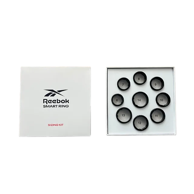 Kit de mesure de bague connectée Reebok : la taille parfaite