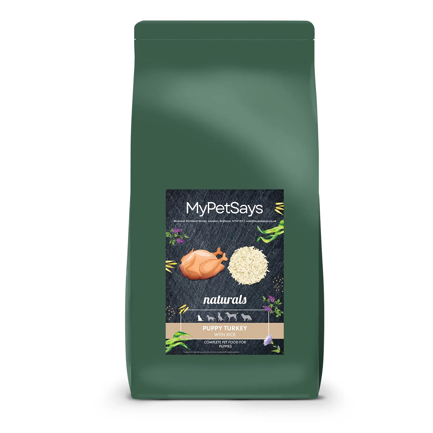 Naturals Puppy Food - Turkey & Rice
