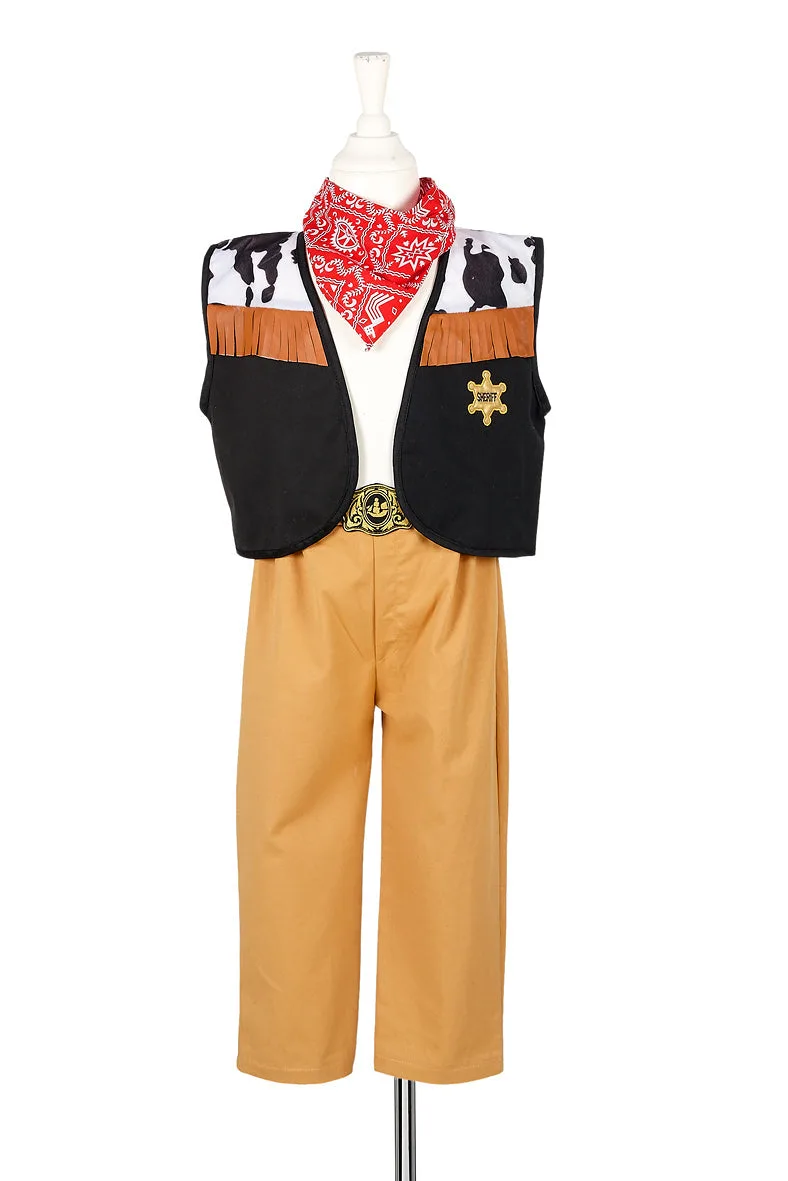 Chuck Cowboykostüm-Set für Kinder - inkl. Accessoires für Rollenspiel & Spaß (2 Größen)