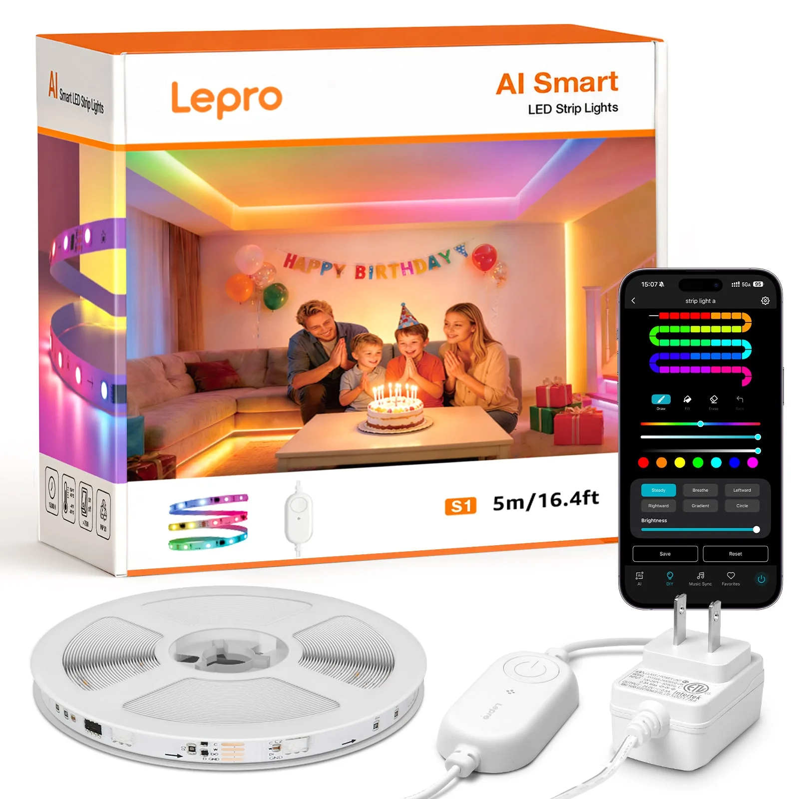 Lepro LED Curtain String Lights: Installation Ideas for Weddings and Parties