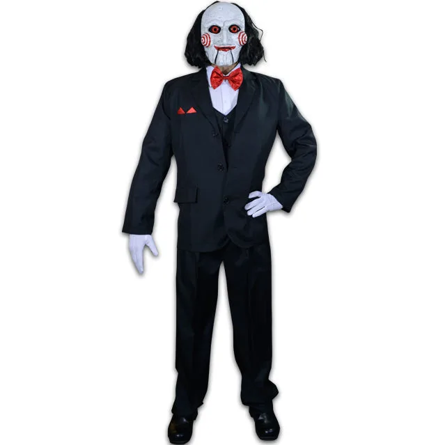 Disfraz de Billy Puppet de SAW vs. Bata Jig Saw: ¿Cuál elegir?