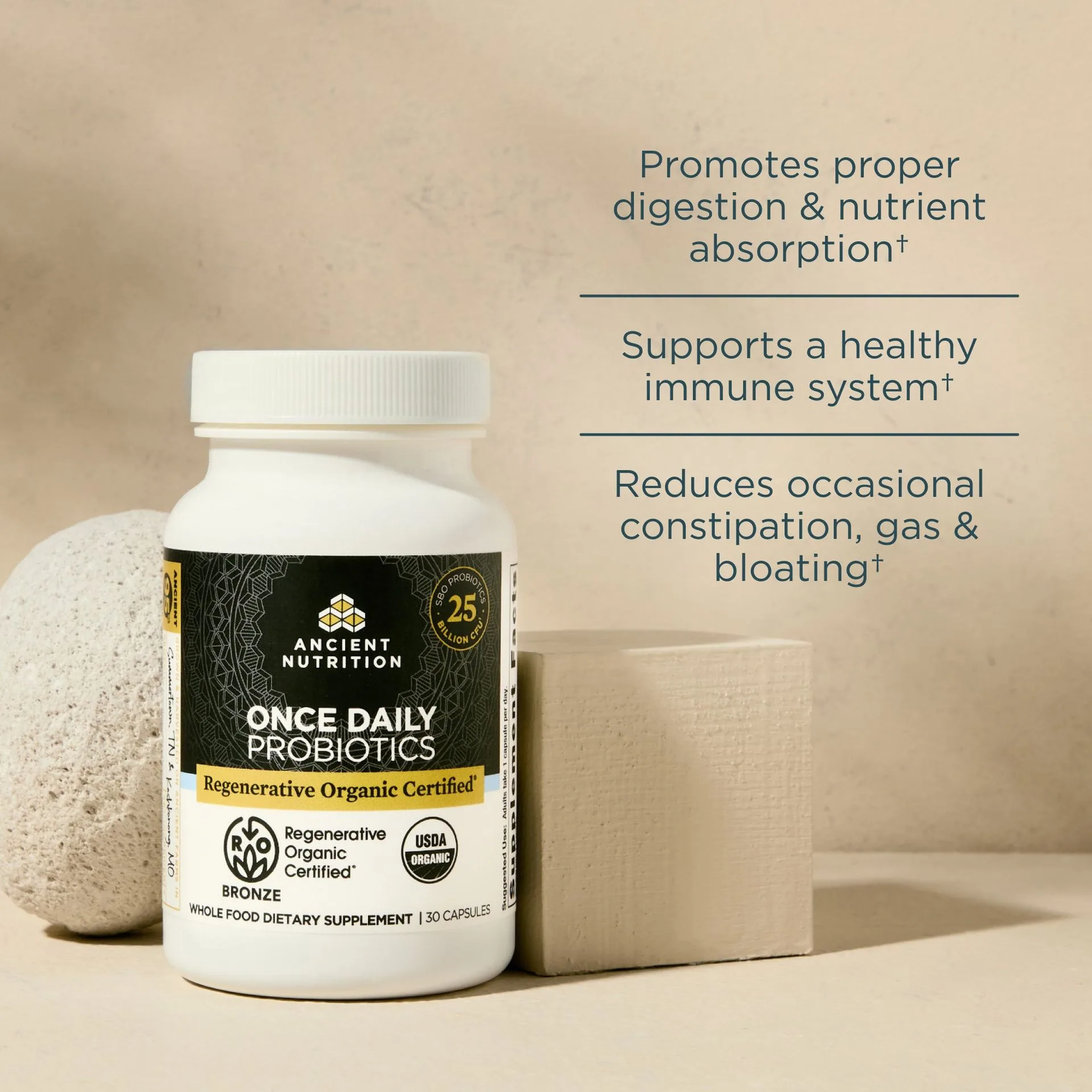 Regenerative Organic Certified® Once Daily Probiotics