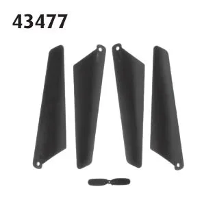Rotor Blades (5pcs) Helicopter Red Kite (23834)