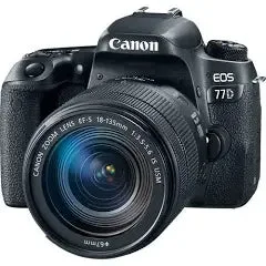 Canon 77D con Objetivo STM 18-55mm de segunda mano