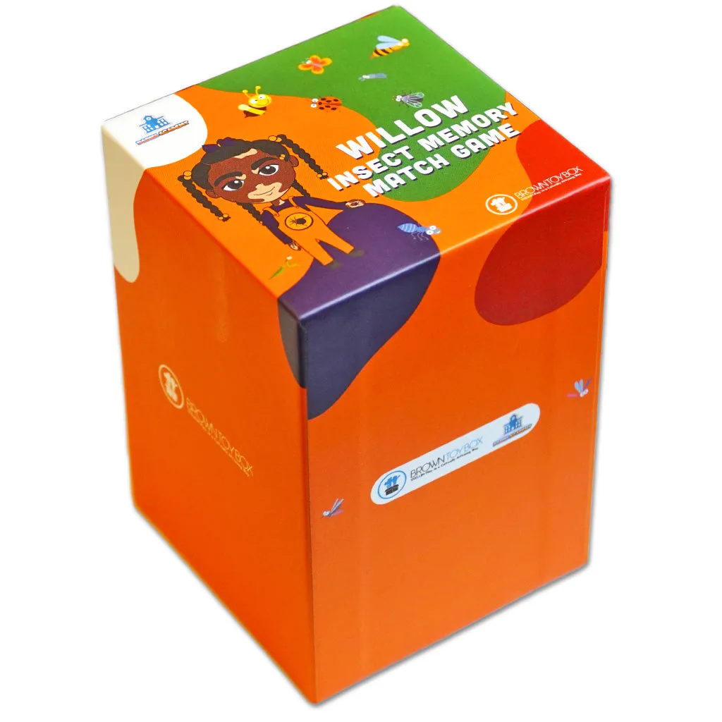 لعبة مطابقة ذاكرة الحشرات Willow | Brown Toy Box | STEM | نشاط ذاكرة