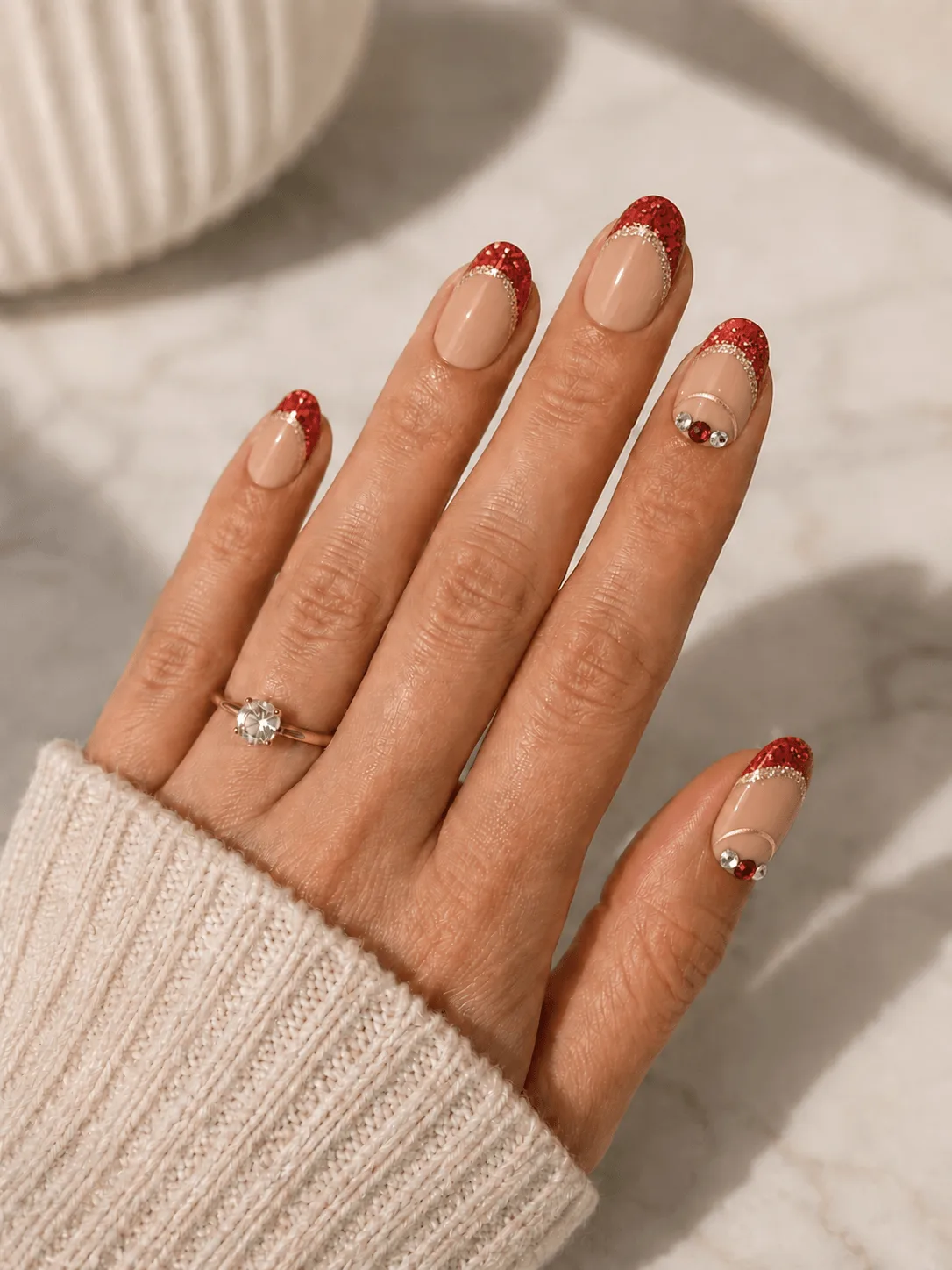 Gotti Press On Nails - #11P Ruby Romance