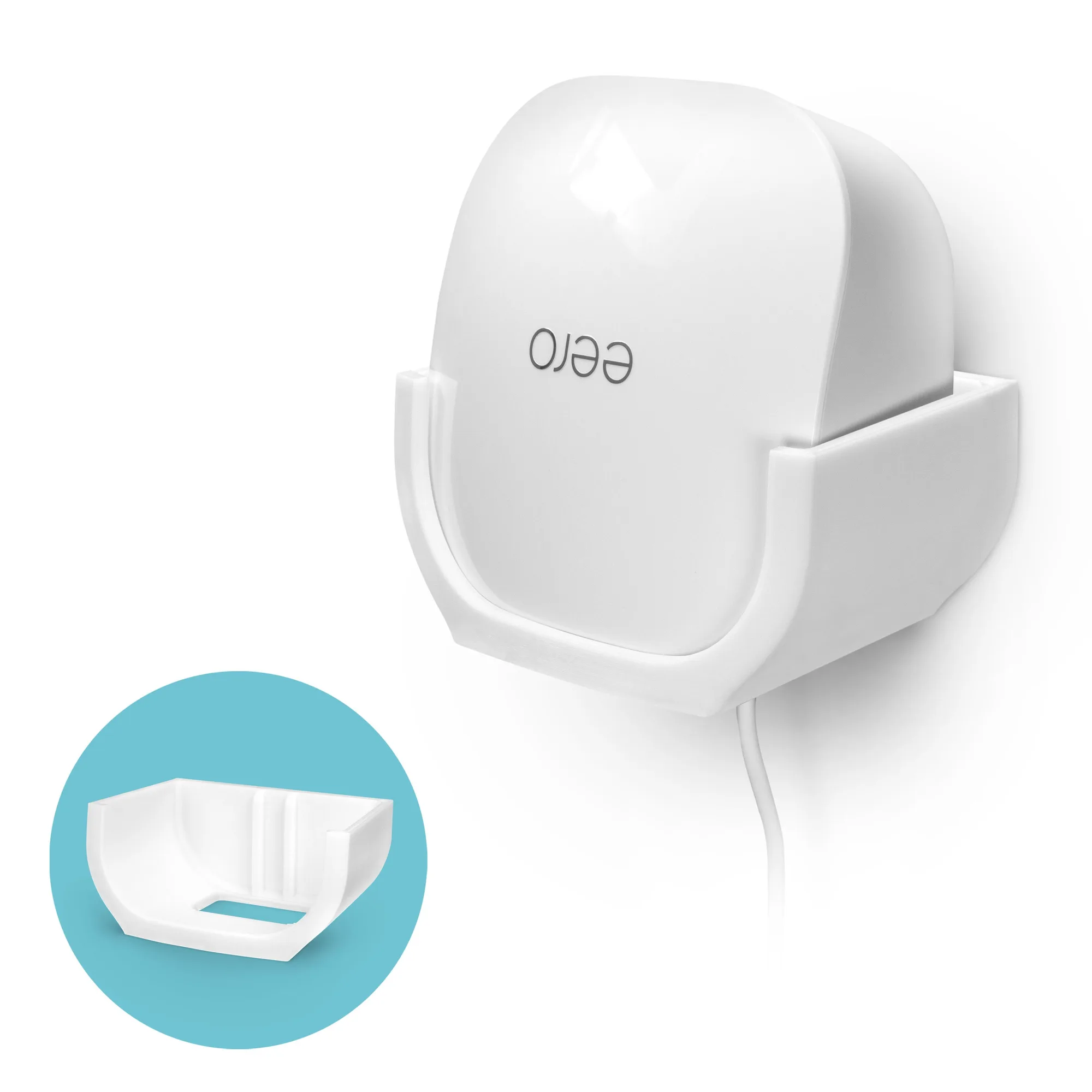 حامل حائط Eero Mesh WiFi: دليل تركيب بدون براغي