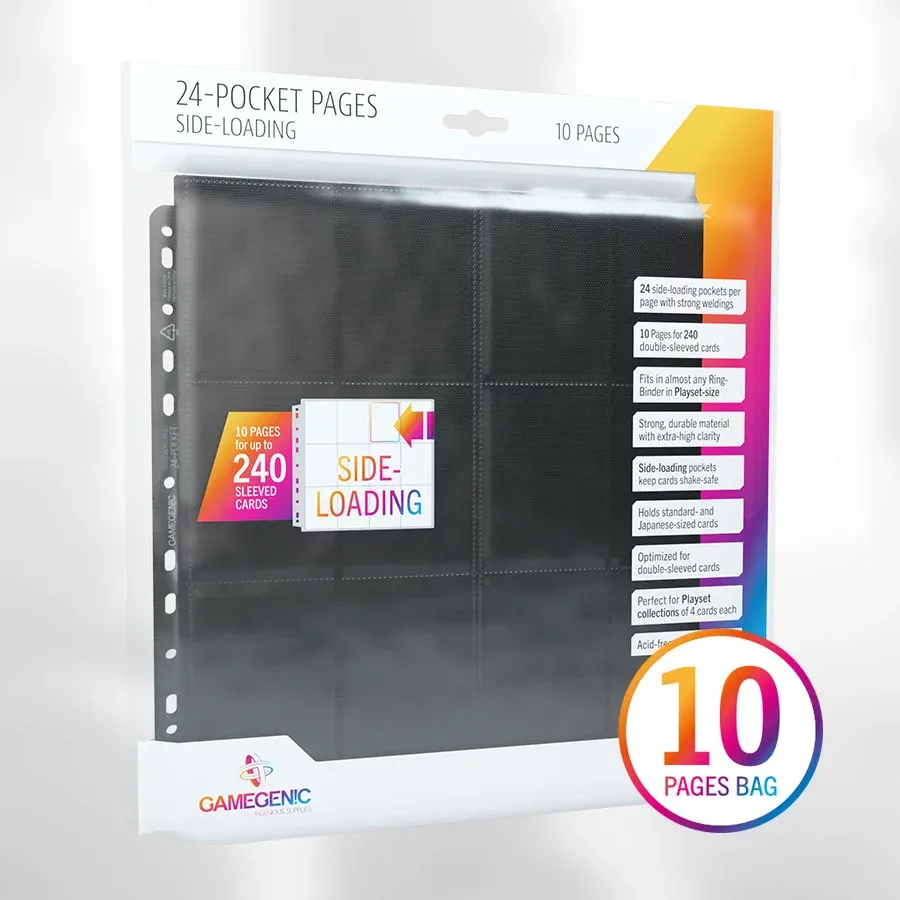 24-POCKET PAGES SIDE-LOADING (10 pages bag)