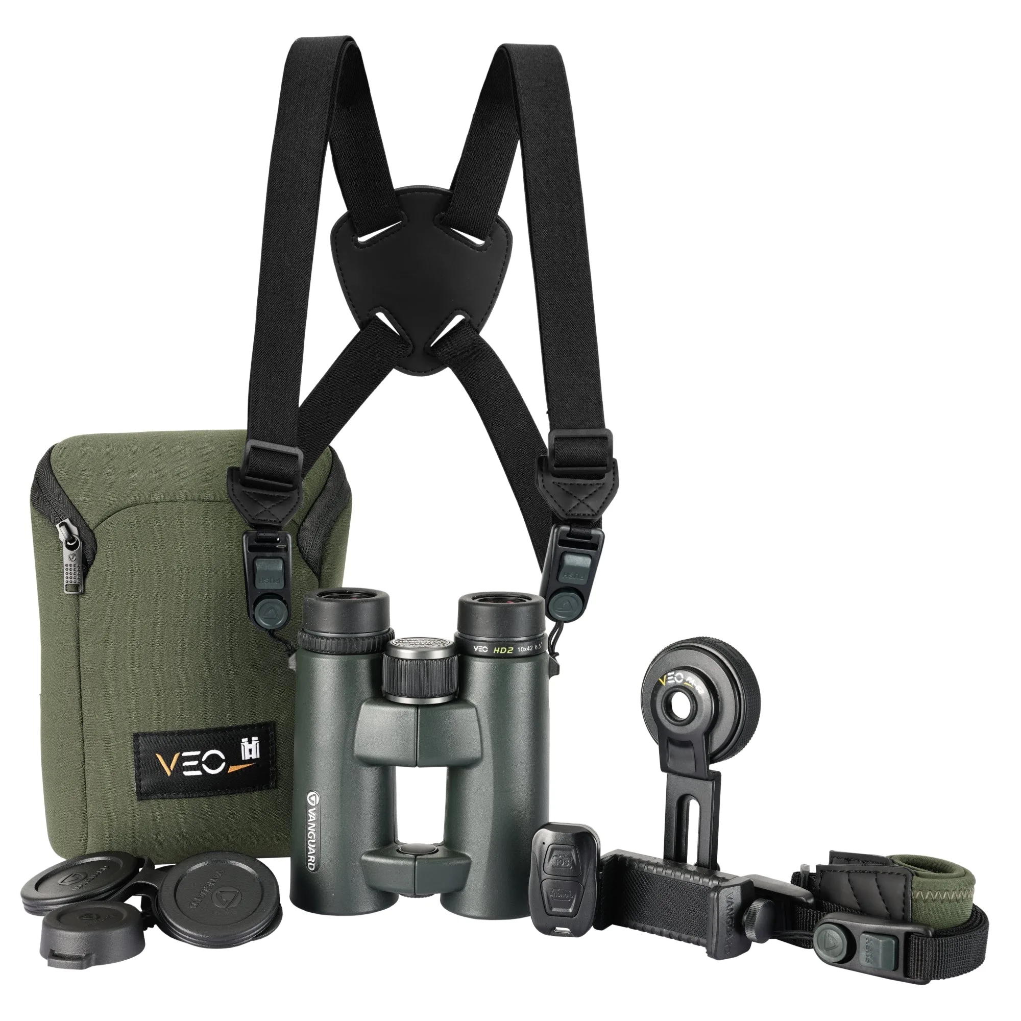 VEO HD2 10x42 Binoculars Bundle