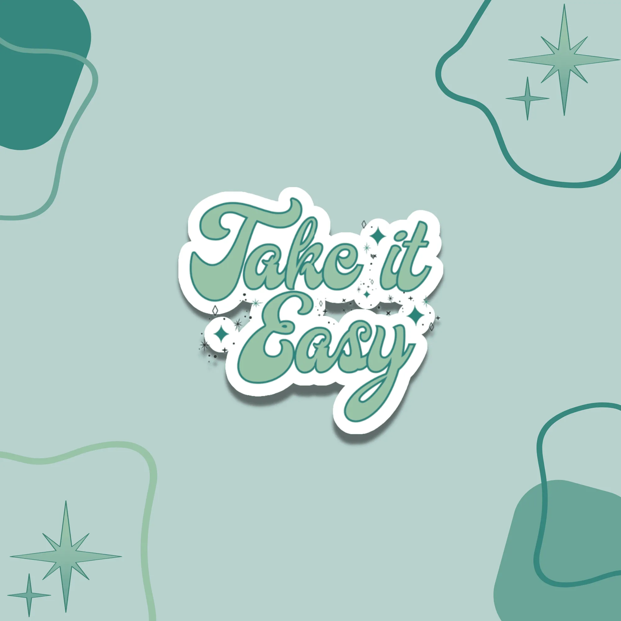 Take It Easy Sticker
