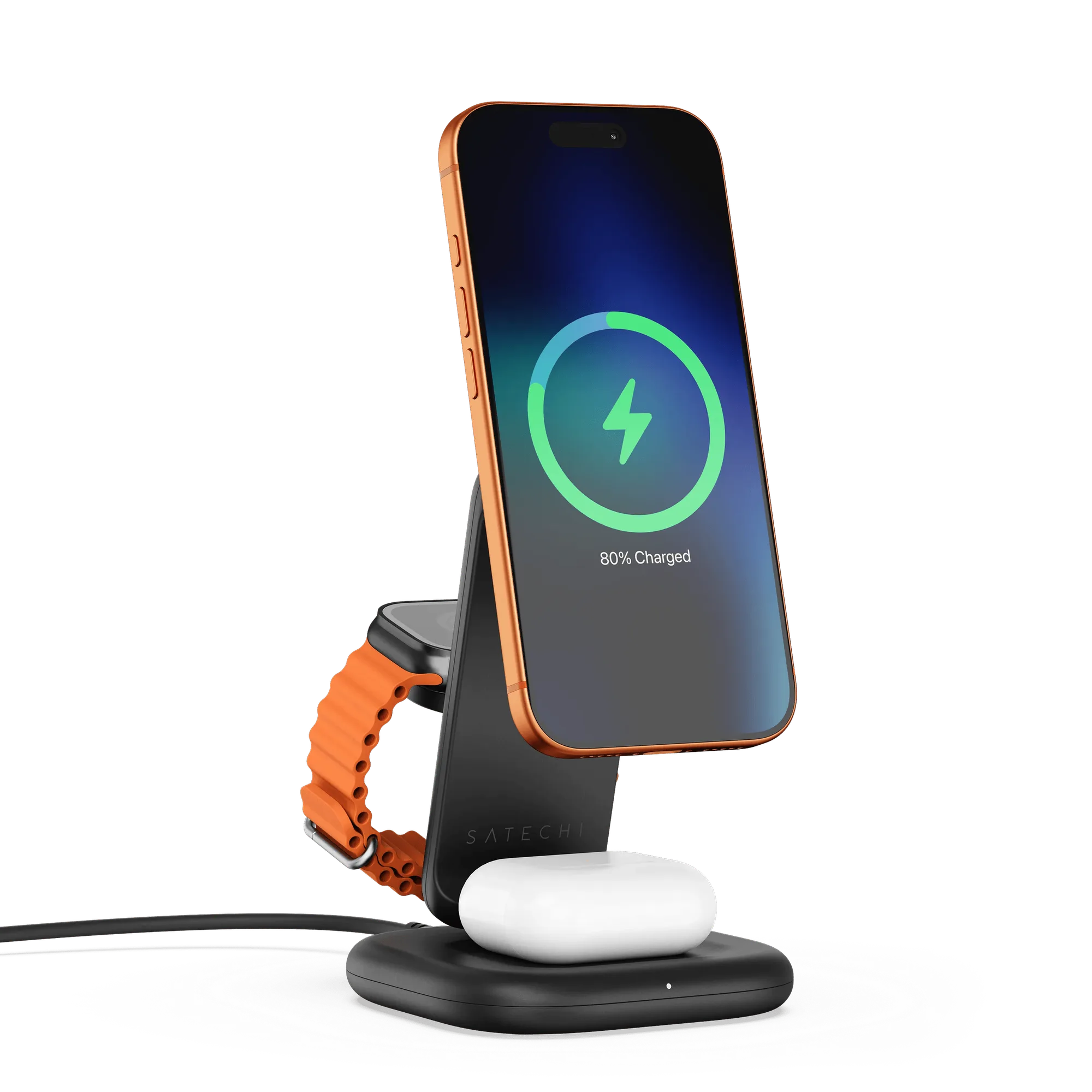 3-in-1 Foldable Wireless Charging Stand with Qi2 25W