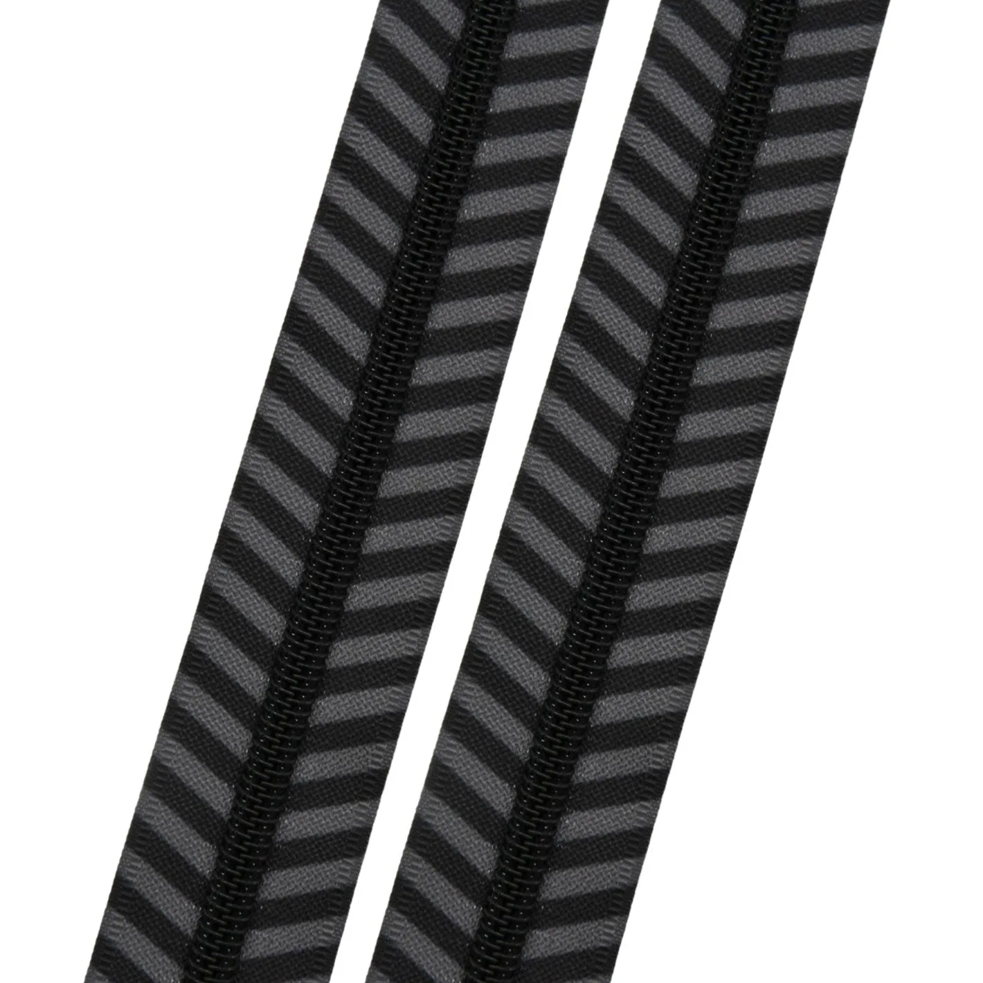In The Grey Zone - #5 Black Nylon Coil Zipper Tape