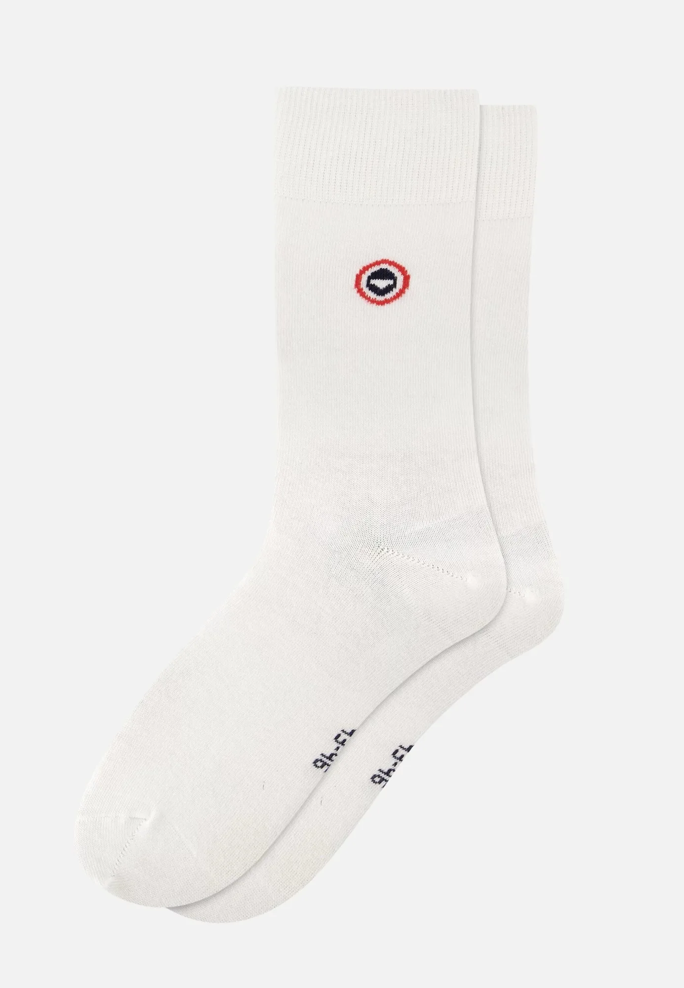 Chaussettes mi-hautes unies blanches - Robuste Blanc