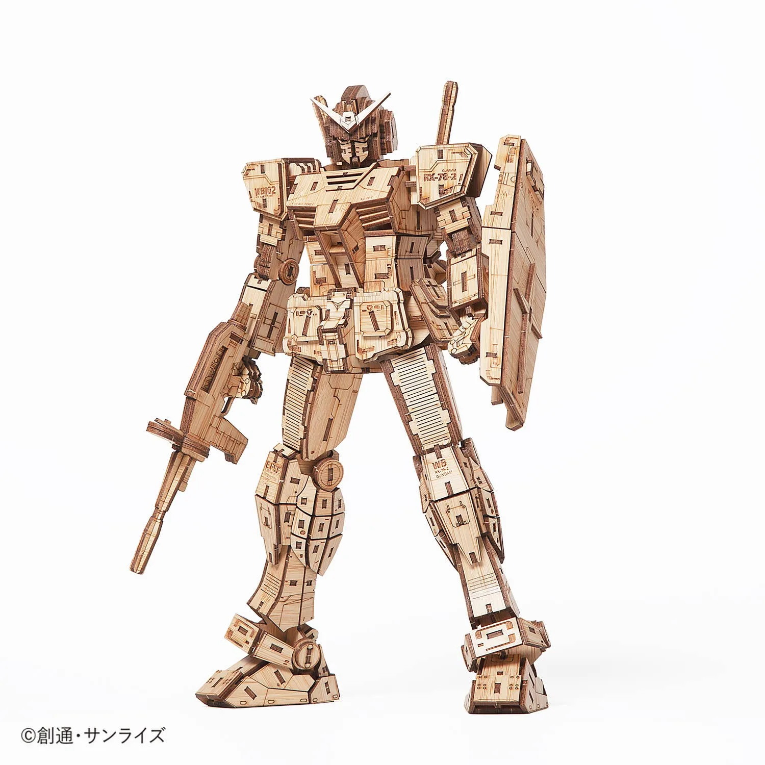 3D Holzpuzzle: Gundam vs Miku Papierbasteln