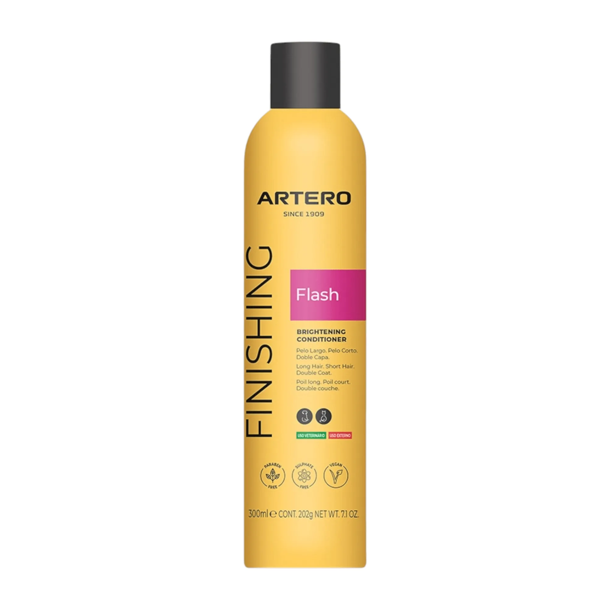 Como usar o condicionador Artero Flash-Shine para cães de exposição