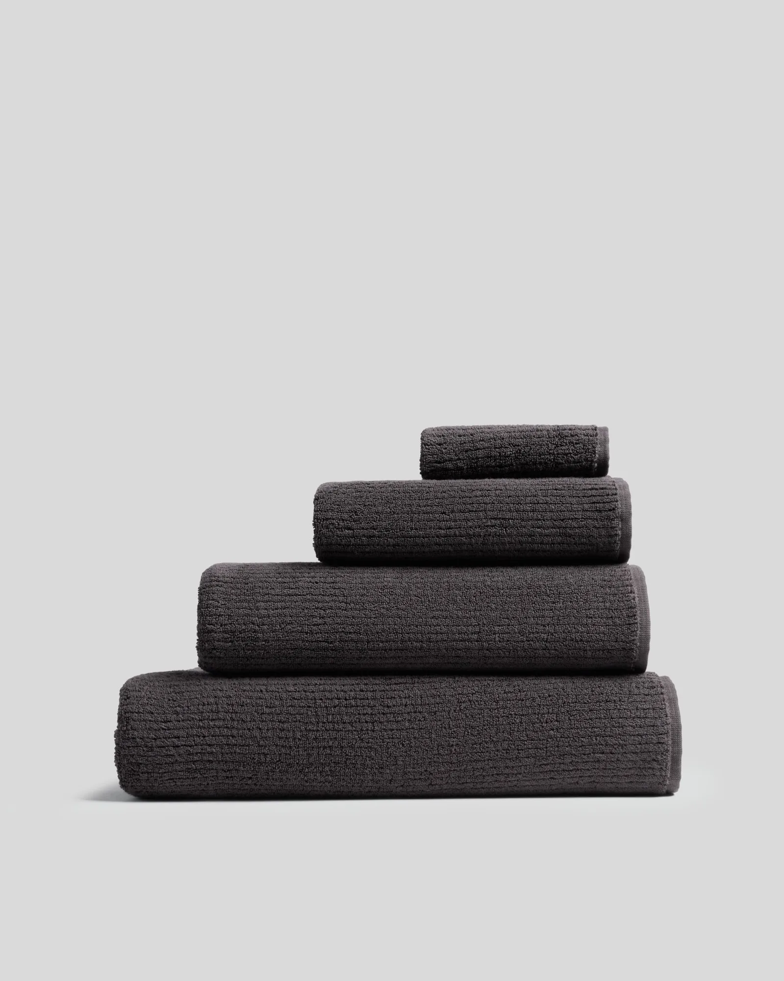 Soft Rib Towels (Onyx)