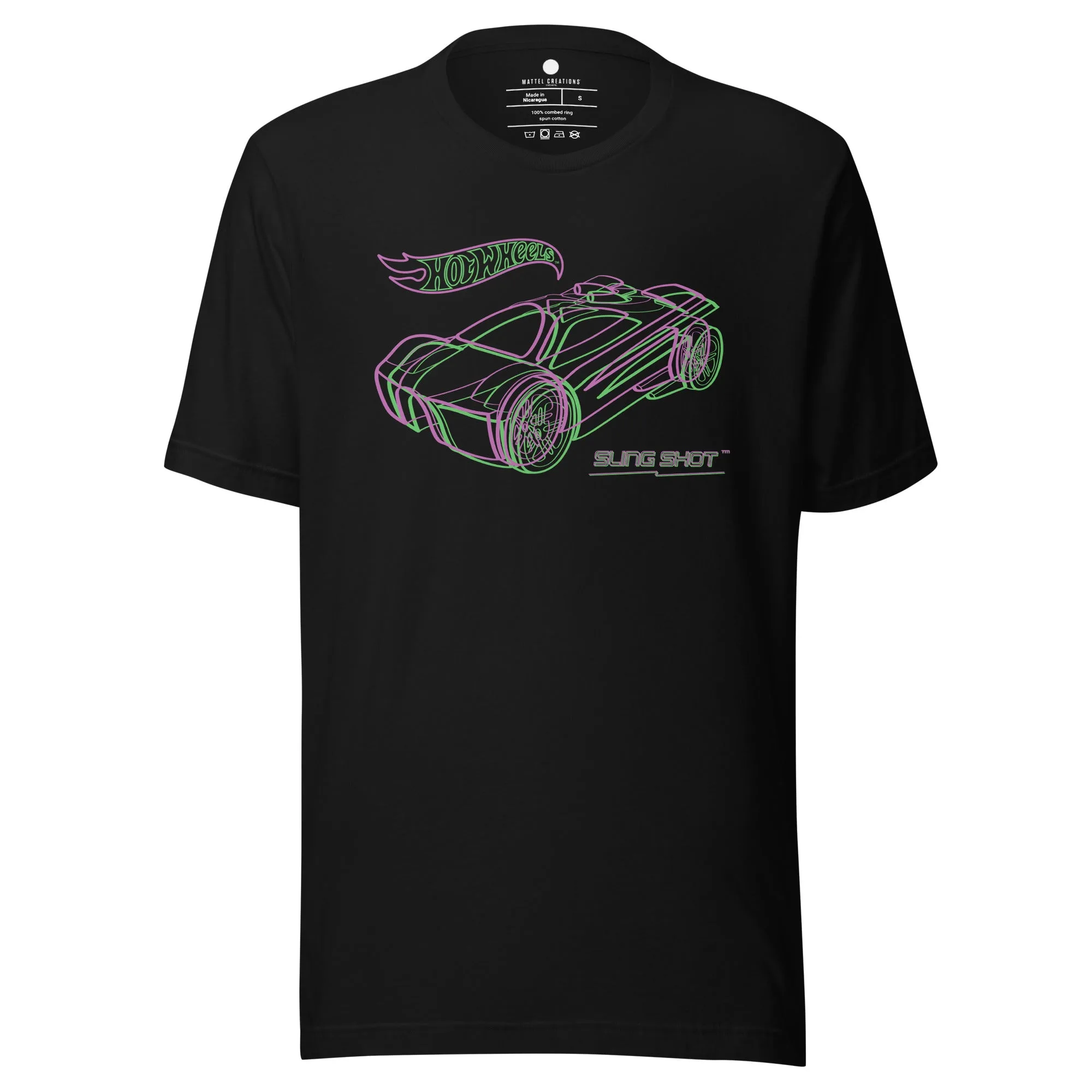 Conseils d'entretien pour le t-shirt noir Hot Wheels MC conçu par les fans