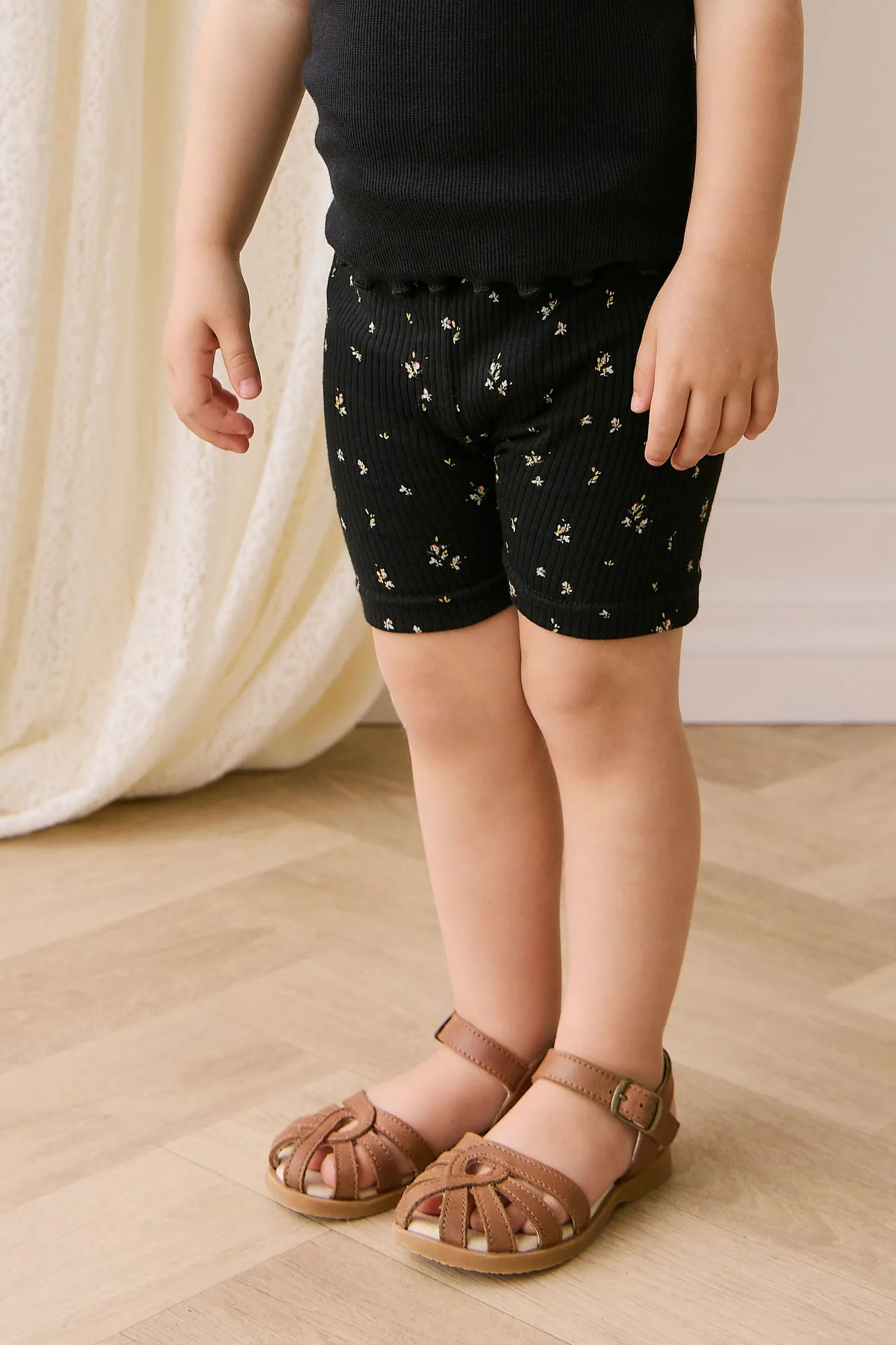 Organic Cotton Modal Elisa Bike Short - Dina Ebony