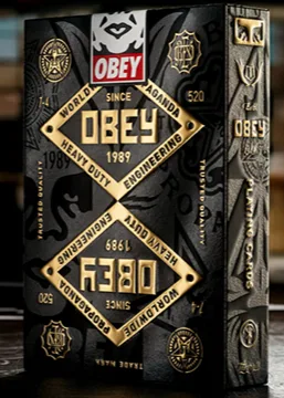 THEORY11 X OBEY GOLD EDITION PLAYING CARDS