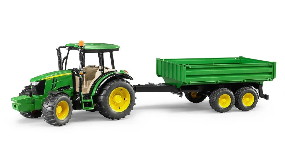 Bruder 09816 John Deere 5115 M with Tipping Trailer 24.12.8